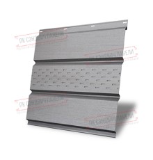 Софит металлический центральная перфорация 0,45 Print Elite с пленкой Milky Wood