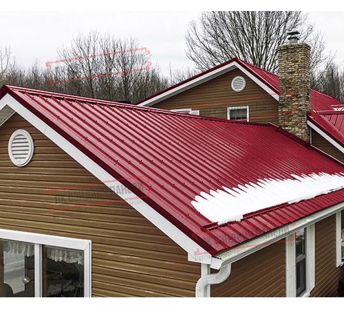 Профнастил ST-15-1175-0.5 Полиэстер RAL 3003