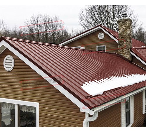 Профнастил ST-15-1175-0.5 Полиэстер RAL 3009