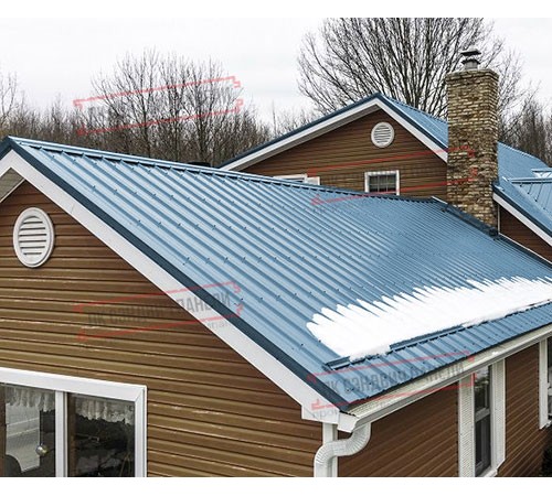 Профнастил ST-15-1175-0.5 Полиэстер RAL 5024