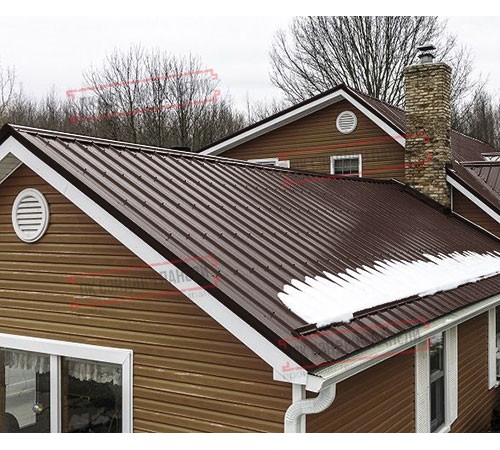 Профнастил ST-15-1175-0.5 Полиэстер RAL 8017