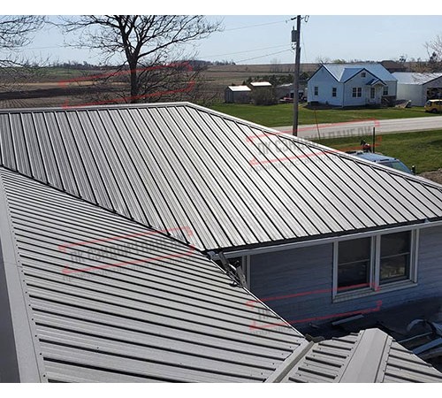 Профнастил ST-15-1175-0.4 Оцинкованный