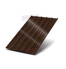 Профнастил ST-15-1175-0.5 Полиэстер Принтек Черное дерево