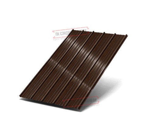 Профнастил ST-15-1175-0.5 Полиэстер Принтек Тёмный дуб