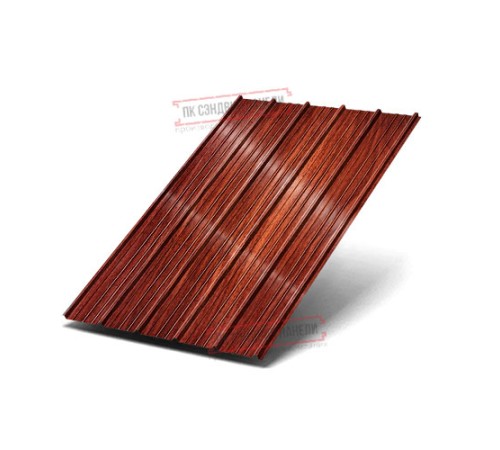 Профнастил ST-15-1175-0.5 Полиэстер Принтек Вишня