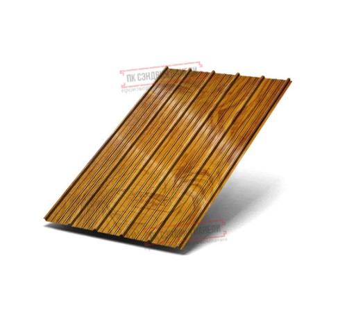 Профнастил ST-15-1175-0.5 Полиэстер Принтек Золотой дуб