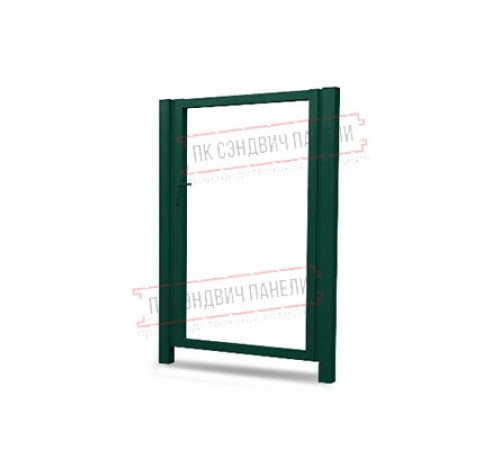 Калитка Жалюзи 2,0х1 RAL 6005 без заполнения