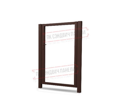 Калитка Жалюзи 2,0х1,5 RAL 8017 без заполнения