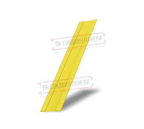 Крепежная планка жалюзи Milan,Tokyo 0,45 PE с пленкой RAL 1018 цинково-желтый