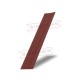 Крепежная планка жалюзи Milan,Tokyo 0,5 Satin с пленкой RAL 3009 оксидно-красный
