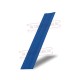 Крепежная планка жалюзи Milan,Tokyo 0,5 Satin с пленкой RAL 5005 сигнальный синий