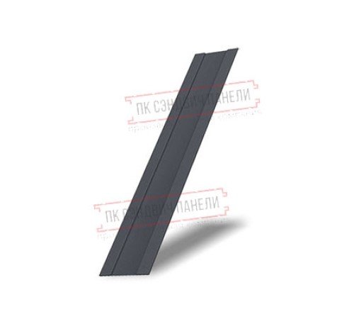 Крепежная планка жалюзи Milan,Tokyo 0,5 PurPro Matt 275 RAL 7024 мокрый асфальт