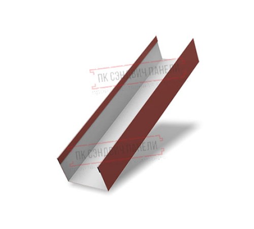 Крышка 65х40 жалюзи Milan,Tokyo 0,45 PE с пленкой RAL 3009 оксидно-красный