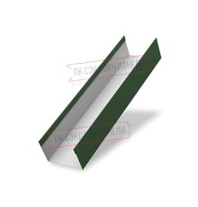 Крышка 40х65 жалюзи Milan,Tokyo 0,5 Velur RAL 6020 хромовая зелень