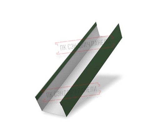 Крышка 65х40 жалюзи Milan,Tokyo 0,5 GreenСoat Pural RAL 6020 хромовая зелень