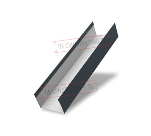 Крышка 45х20 жалюзи Texas 0,45 Drap ST RAL 7016 антрацитово-серый