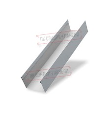 Крышка 45х20 жалюзи Texas 0,5 GreenCoat Pural BT, matt RR 21 светло-серый (RAL 7040 серое окно)