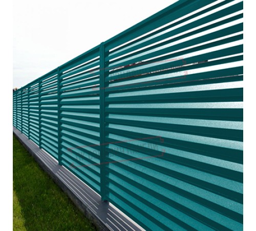 Ламель жалюзи Milan 0,45 PE с пленкой RAL 5021 водная синь