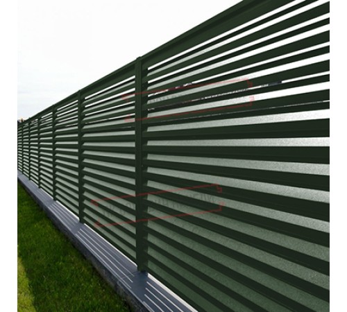 Крышка 65х40 жалюзи Milan,Tokyo 0,5 GreenСoat Pural RAL 6020 хромовая зелень