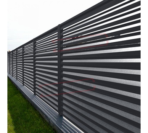 Ламель жалюзи Milan 0,45 Drap ST RAL 7024 мокрый асфальт