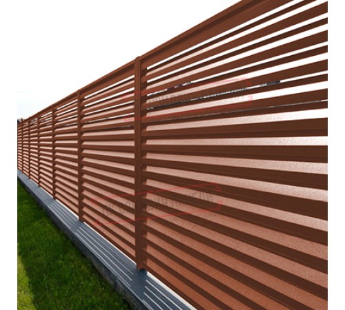 Стойка жалюзи Milan,Tokyo 0,45 Drap RAL 8004 терракота