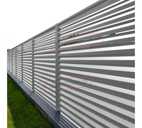 Стойка жалюзи Milan,Tokyo 0,5 Satin с пленкой RAL 9006 бело-алюминиевый