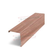 Декоративная накладка на столб угловая жалюзи Milan,Tokyo 0,45 Print Elite White Wood