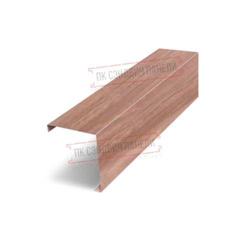 Декоративная накладка на столб угловая жалюзи Milan,Tokyo 0,45 Print Elite White Wood