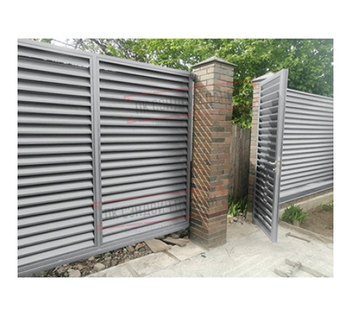 Нащельник (для калиток и ворот) 25х35 жалюзи Milan, Tokyo, Palermo 0,45 Drap RAL 7004 сигнальный серый (L1,68)