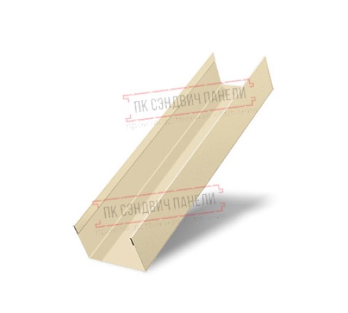 Стойка жалюзи Milan,Tokyo 0,45 PE с пленкой RAL 1015 светлая слоновая кость