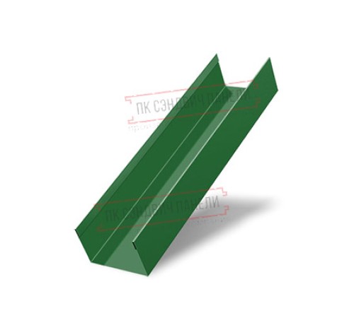 Стойка жалюзи Milan,Tokyo 0,45 PE с пленкой RAL 6002 лиственно-зеленый