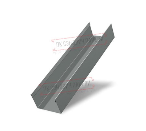 Стойка жалюзи Milan,Tokyo 0,45 PE с пленкой RAL 7005 мышино-серый