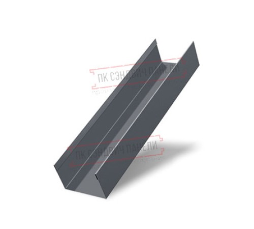 Стойка жалюзи Milan,Tokyo 0,5 GreenСoat Pural RR 23 темно-серый