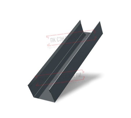 Стойка жалюзи Milan,Tokyo 0,5 Rooftop Matte RAL 7016 антрацитово-серый