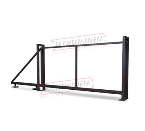 Ворота откатные Жалюзи 2,0х4,5 RR 32 без заполнения