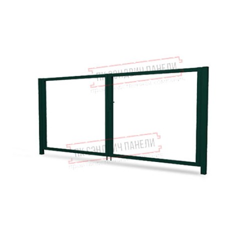 Ворота Жалюзи 2,0х3,6 RAL 6005 без заполнения