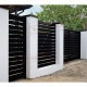 Калитка Жалюзи Texas 2,0х1 RAL 9005 без заполнения (ламель125 мм)
