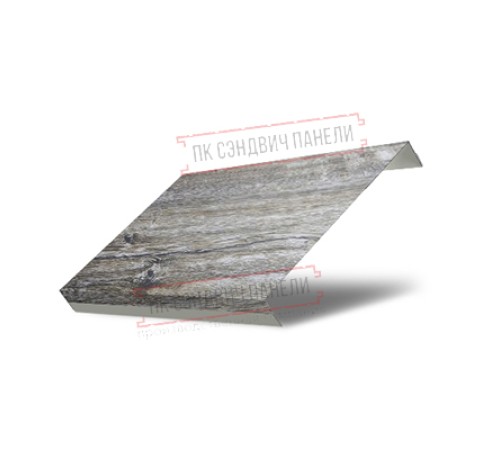 Ламель обратная 125 жалюзи Texas 0,45 Print Elite Nordic Wood