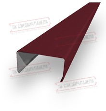 Декоративная планка П - 60х30, ПЭ, Ral 3005 - 0,35мм