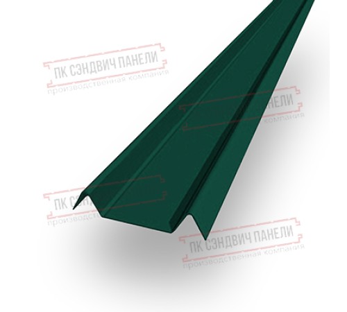 Декоративная планка М - 60х20, ПЭ, Ral 6005 - 0,5мм