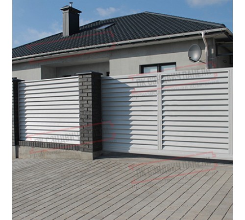 Декоративная планка М - 60х20, ПЭ, Ral 9003 - 0,35мм