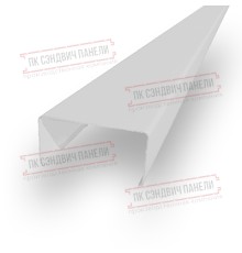 Декоративная планка П - 60х30, ПЭ, Ral 9003 - 0,35мм