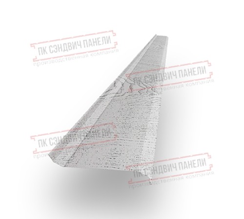 Забор-жалюзи S 58х151 мм, Беленный Дуб - 0,45мм