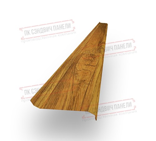 Забор-жалюзи S 58х146 мм, Золотой Дуб - 0,45мм