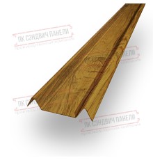 Декоративная планка М - 60х20, Золотой Дуб - 0,45мм