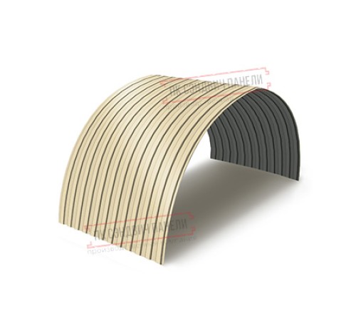 Профнастил МП10ПГ-0.7, Ширина-1100, Полиэстер RAL1015