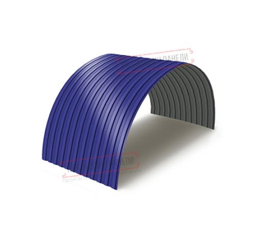 Профнастил МП10ПГ-0.5, Ширина-1100, Полиэстер RAL5002