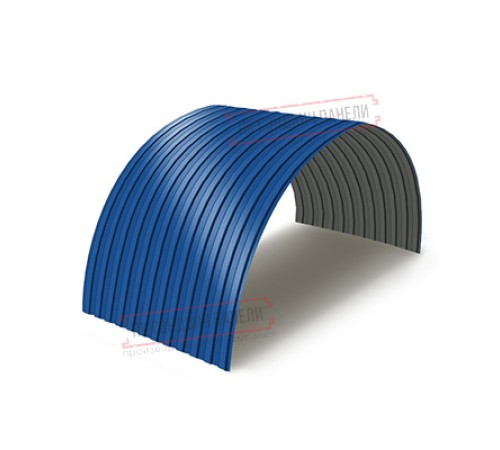 Профнастил МП10ПГ-0.65, Ширина-1100, Полиэстер RAL5005