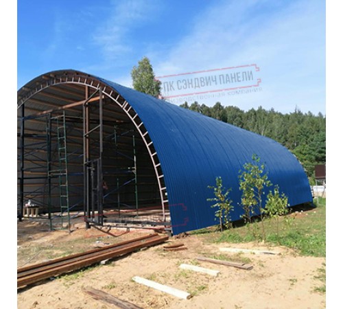 Профнастил МП10ПГ-0.65, Ширина-1100, Полиэстер RAL5005