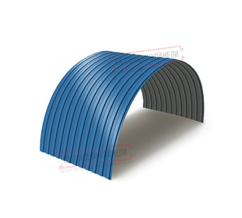 Профнастил МП10ПГ-0.5, Ширина-1100, Полиэстер RAL5015